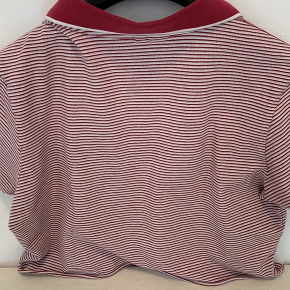 Cutter and Buck Lady Noles Striped Crop Top Size Large - Picture 3 of 5
